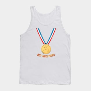 Best Couch Potato Gold Medal Tank Top